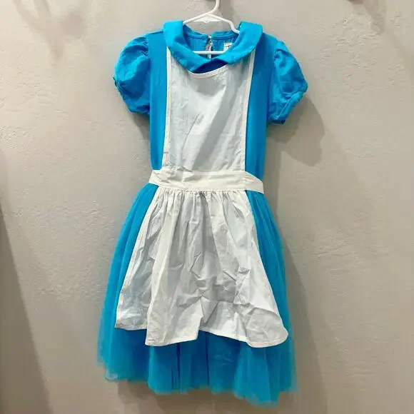princess polly baby blue dress Alice in Wonderland Sassy Alice Blue Dress Adult Womens Costume main image 0